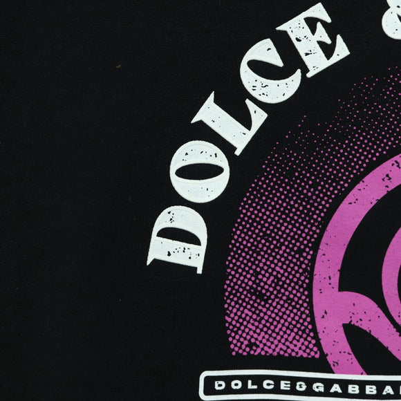 DOLCE&GABBANA D&G x Jujutsu Kaisen Cut And Sew T Shirt Cotton Black Auth 167057M