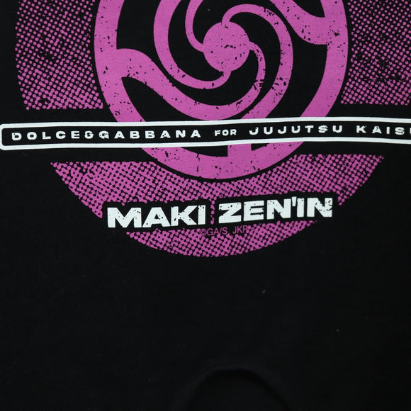 DOLCE&GABBANA D&G x Jujutsu Kaisen Cut And Sew T Shirt Cotton Black Auth 167057M
