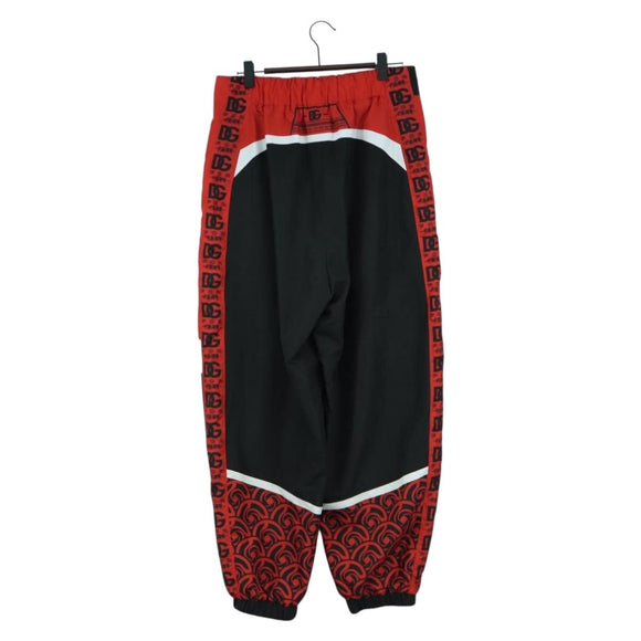DOLCE&GABBANA D&G x Jujutsu Kaisen Jogger Pants Emblem Nylon Red Auth 167058SAM