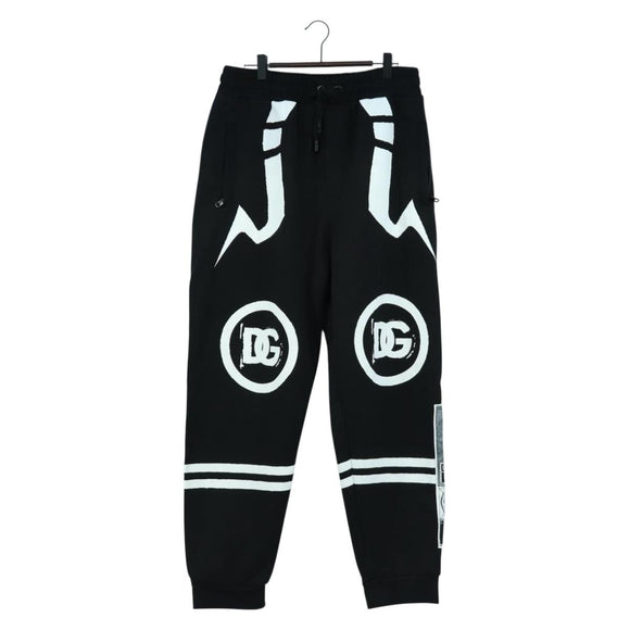 DOLCE&GABBANA D&G x Jujutsu Kaisen Jogger Pants Cotton Black Auth 167062SAM