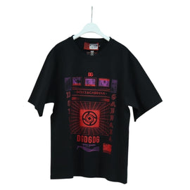 DOLCE&GABBANA D&G × Jujutsu Kaisen T Shirt Cotton Black Auth 167064SM