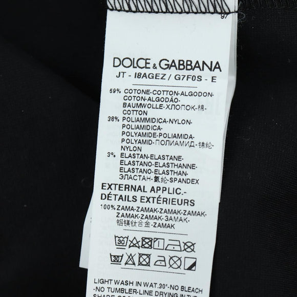 DOLCE&GABBANA D&G × Jujutsu Kaisen T Shirt Cotton Black Auth 167064SM