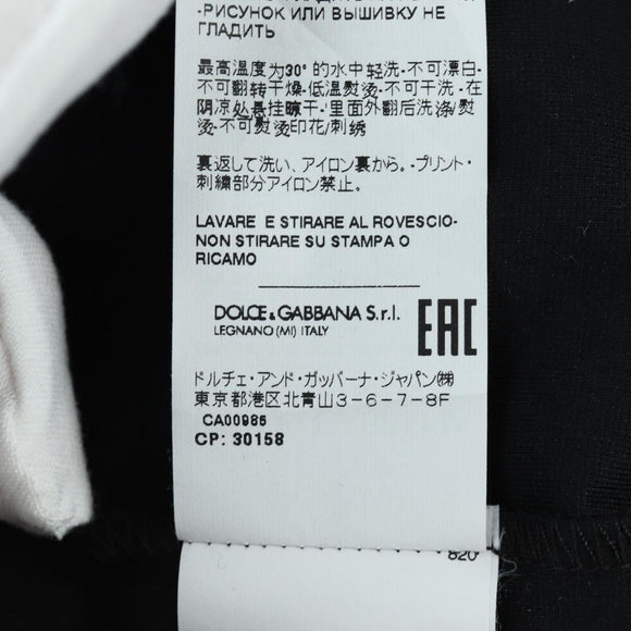 DOLCE&GABBANA D&G × Jujutsu Kaisen T Shirt Cotton Black Auth 167064SM