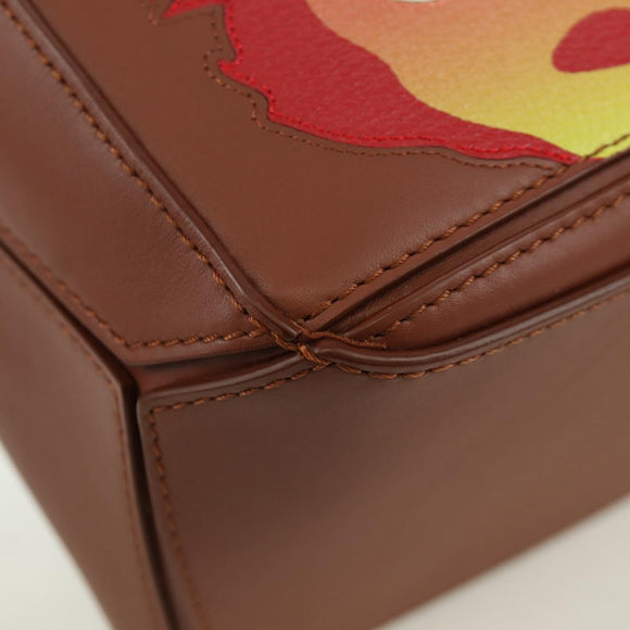 LOEWE × Ghibli Howl's Moving Castle Puzzle Small Calcifer Leather 2way 167069SM