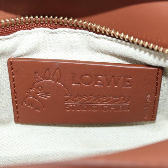 LOEWE × Ghibli Howl's Moving Castle Puzzle Small Calcifer Leather 2way 167069SM