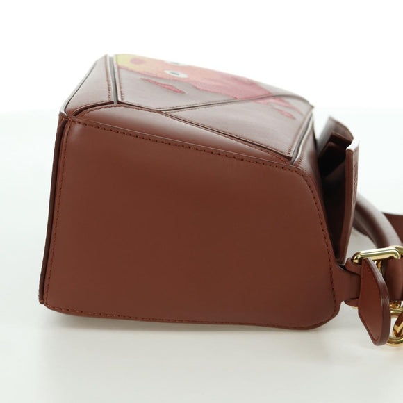 LOEWE × Ghibli Howl's Moving Castle Puzzle Small Calcifer Leather 2way 167069SM