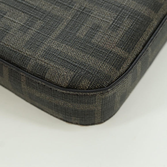 FENDI Zucca Canvas Miniryu FENDI x FRGMT x POKÉMON Bag Black Brown Auth 167070SM