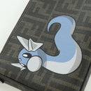 FENDI Zucca Canvas Miniryu FENDI x FRGMT x POKÉMON Bag Black Brown Auth 167070SM-19