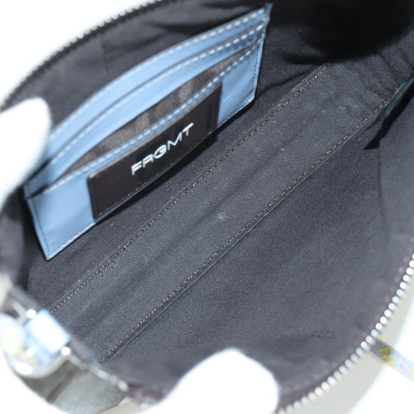 FENDI Zucca Canvas Miniryu FENDI x FRGMT x POKÉMON Bag Black Brown Auth 167070SM
