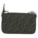 FENDI Zucca Canvas Miniryu FENDI x FRGMT x POKÉMON Bag Black Brown Auth 167070SM-2