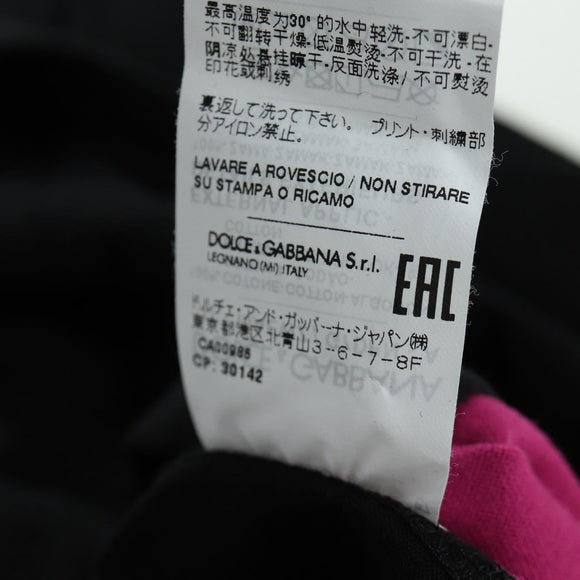 DOLCE&GABBANA D&G x Jujutsu Kaisen Cut T Shirt Cotton Black Auth 167071SM