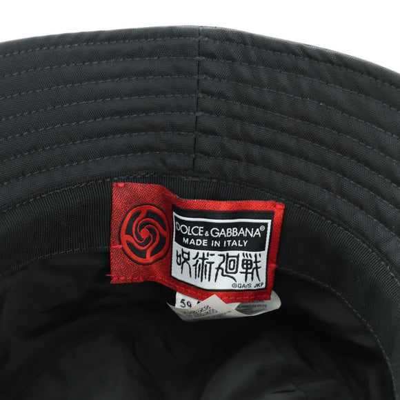 DOLCE&GABBANA D&G x Jujutsu Kaisen Hat Nylon Black Auth 167072SM