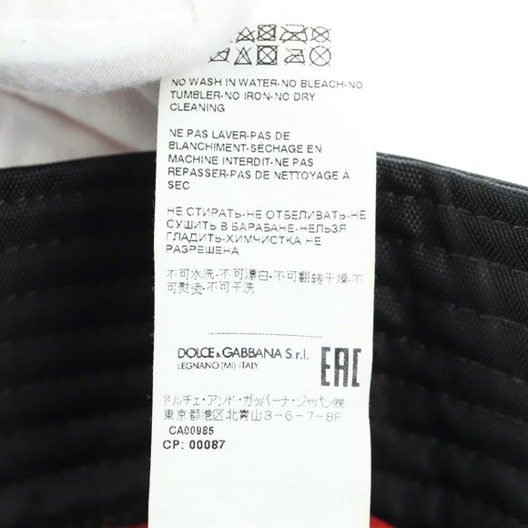 DOLCE&GABBANA D&G x Jujutsu Kaisen Hat Nylon Black Auth 167072SM