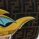 FENDI Zucca Canvas Dragonfly FRGMT POKÉMON Mamma Baguette Black Auth 167082SM-21