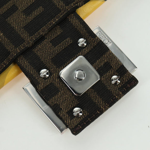 FENDI Zucca Canvas Dragonfly FRGMT POKÉMON Mamma Baguette Black Auth 167082SM