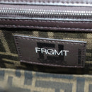 FENDI Zucca Canvas Dragonfly FRGMT POKÉMON Mamma Baguette Black Auth 167082SM-25