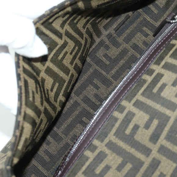 FENDI Zucca Canvas Dragonfly FRGMT POKÉMON Mamma Baguette Black Auth 167082SM