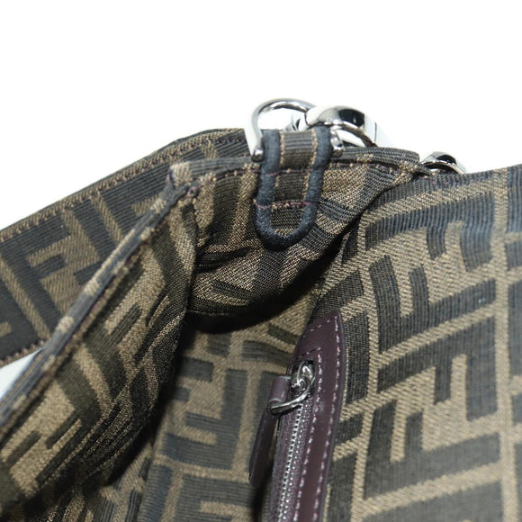 FENDI Zucca Canvas Dragonfly FRGMT POKÉMON Mamma Baguette Black Auth 167082SM