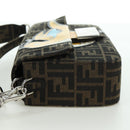 FENDI Zucca Canvas Dragonfly FRGMT POKÉMON Mamma Baguette Black Auth 167082SM-3