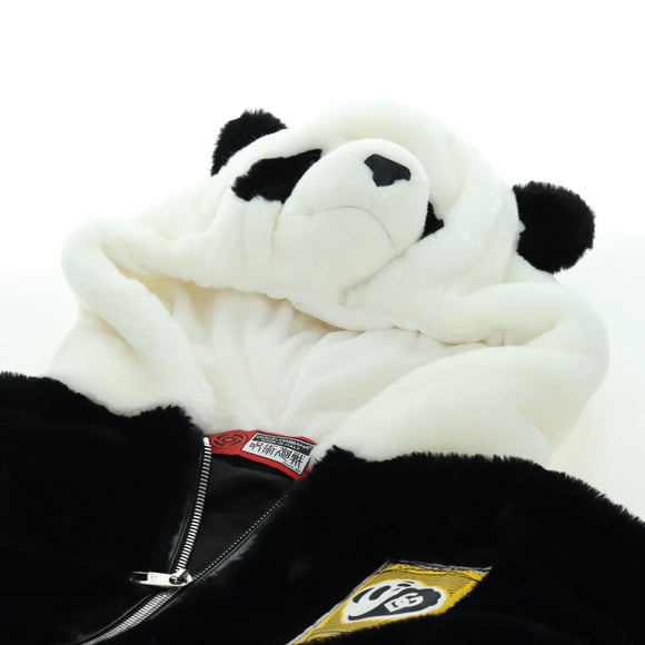 DOLCE&GABBANA D&G x Jujutsu Kaisen Fur Blouson Panda Jacket White Auth 167083SM