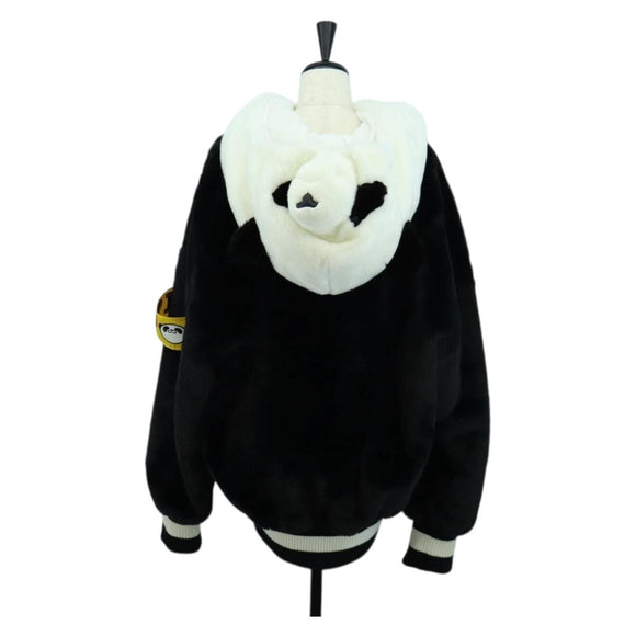 DOLCE&GABBANA D&G x Jujutsu Kaisen Fur Blouson Panda Jacket White Auth 167083SM