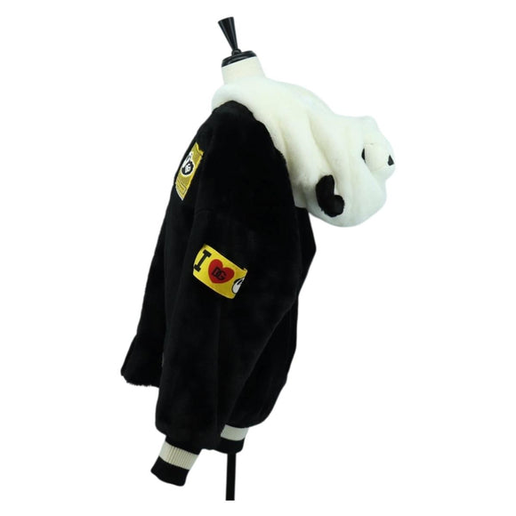 DOLCE&GABBANA D&G x Jujutsu Kaisen Fur Blouson Panda Jacket White Auth 167083SM
