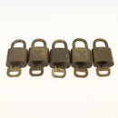 LOUIS VUITTON Padlock 5 Set Padlock metal Gold LV Auth 167086-5