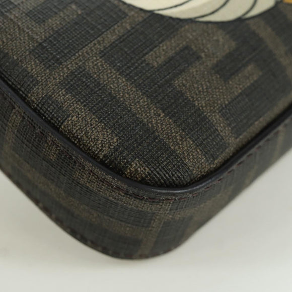 FENDI Zucca Canvas Dragonfly FENDI x FRGMT x POKÉMON Tasche Schwarz Auth 167090SM