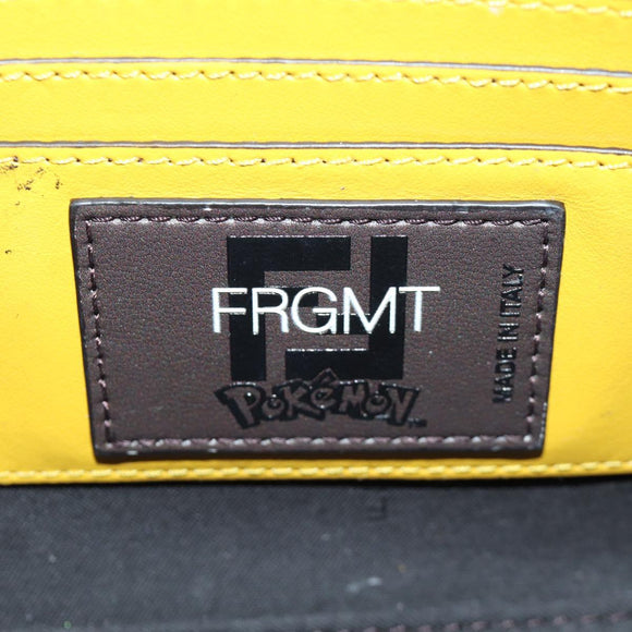 FENDI Zucca Canvas Dragonfly FENDI x FRGMT x POKÉMON Tasche Schwarz Auth 167090SM