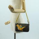 FENDI Zucca Canvas Dragonfly FENDI x FRGMT x POKÉMON Tasche Schwarz Auth 167090SM-28