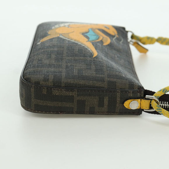 FENDI Zucca Canvas Dragonfly FENDI x FRGMT x POKÉMON Tasche Schwarz Auth 167090SM