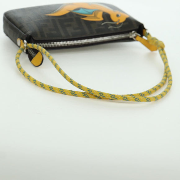 FENDI Zucca Canvas Dragonfly FENDI x FRGMT x POKÉMON Tasche Schwarz Auth 167090SM
