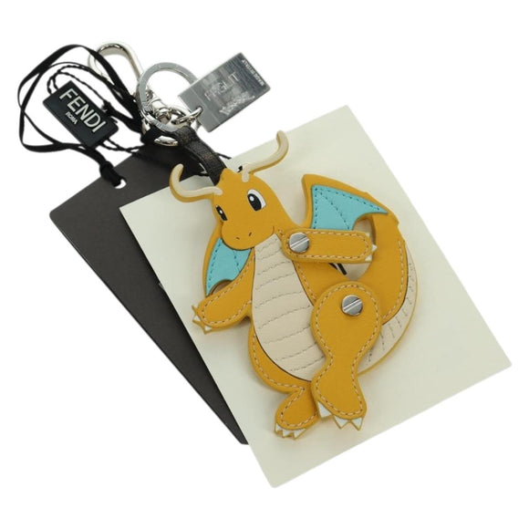 FENDI FENDI x FRGMT x POKÉMON Dragonite Charm Yellow Auth 167091SM
