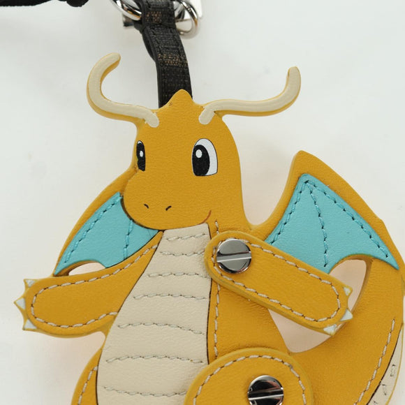 FENDI FENDI x FRGMT x POKÉMON Dragonite Charm Yellow Auth 167091SM