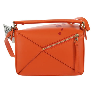 LOEWE × Ghibli Howl's Moving Castle Puzzle Bag Calcifer Orange Auth 167092SM - 0