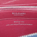 BVLGARI x JoJo's Bizarre Adventure Keeler Queen Wallet Navy Auth 167095SM-21