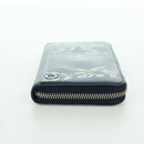 BVLGARI x JoJo's Bizarre Adventure Keeler Queen Wallet Navy Auth 167095SM-5