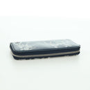 BVLGARI x JoJo's Bizarre Adventure Keeler Queen Wallet Navy Auth 167095SM-6