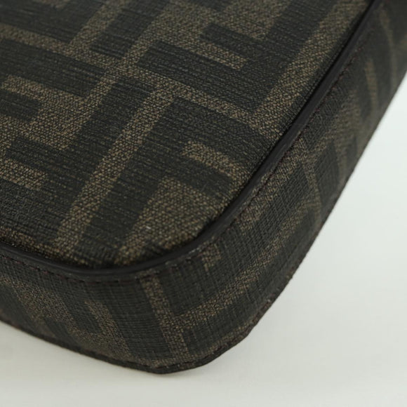 FENDI x FRGMT x POKÉMON Zucca Canvas Dragonfly Bag Black Brown Auth 167097SM
