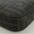 FENDI x FRGMT x POKÉMON Zucca Canvas Dragonfly Bag Black Brown Auth 167097SM-17