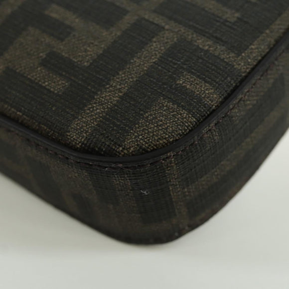 FENDI x FRGMT x POKÉMON Zucca Canvas Dragonfly Bag Black Brown Auth 167097SM