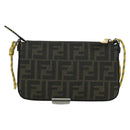 FENDI x FRGMT x POKÉMON Zucca Canvas Dragonfly Bag Black Brown Auth 167097SM-2