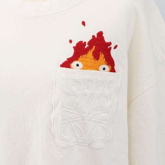 LOEWE LOEWE × Studio Ghibli Calcifer Howl's Moving Castle T-shirt Auth 167098M