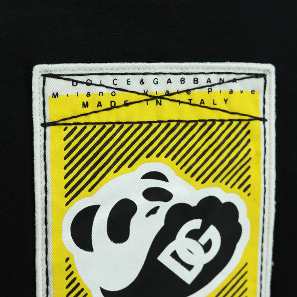 DOLCE&GABBANA D&G x Jujutsu Kaisen Panda T Shirt Cotton Black Auth 167099SM