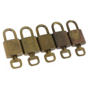 LOUIS VUITTON Padlock 5 Set Padlock metal Gold LV Auth 167100-1