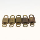 LOUIS VUITTON Padlock 5 Set Padlock metal Gold LV Auth 167100-5