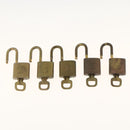 LOUIS VUITTON Padlock 5 Set Padlock metal Gold LV Auth 167100-6