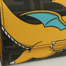 FENDI xFRGMTxPOKÉMON Zucca Canvas Chain Wallet Dragon Bag Black Auth 167109SM-20
