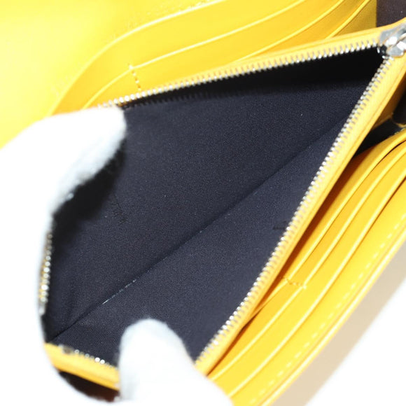 FENDI xFRGMTxPOKÉMON Zucca Canvas Chain Wallet Dragon Bag Black Auth 167109SM