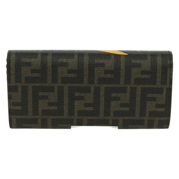 FENDI xFRGMTxPOKÉMON Zucca Canvas Chain Wallet Dragon Bag Black Auth 167109SM - 0